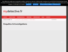 Tablet Screenshot of mydetective.fr